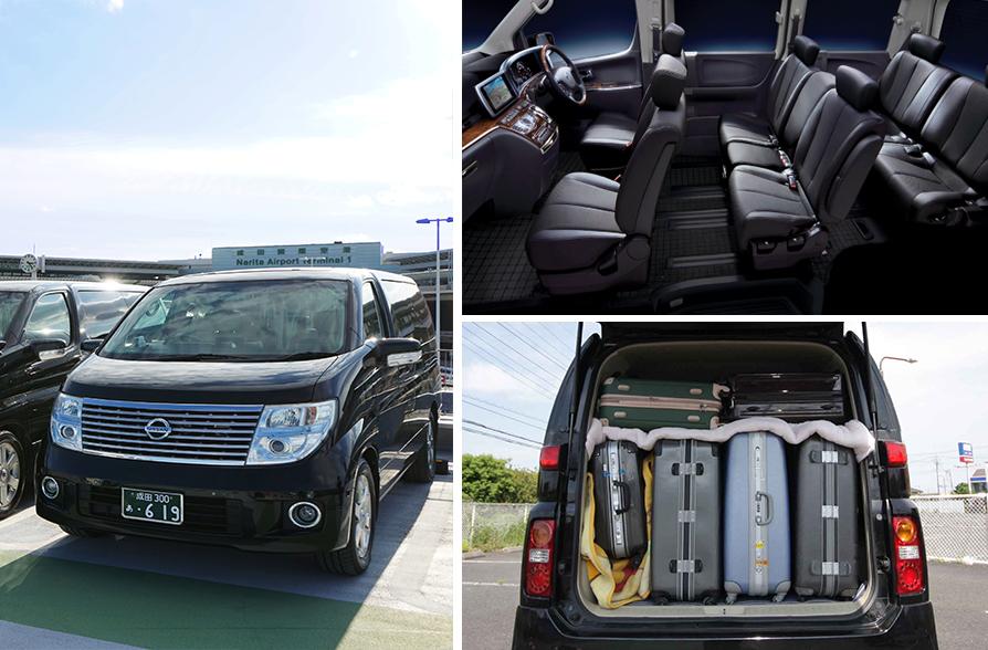We will pick you up with private van TAXI