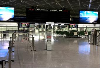 成田空港出発ゲート オリンピック前
