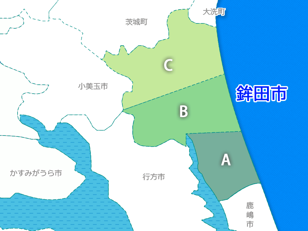茨城鉾田市料金表地図