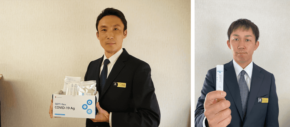 ドライバーの定期的な抗原検査の実施
