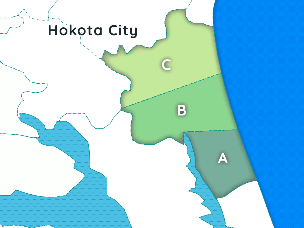 Hokota-city map