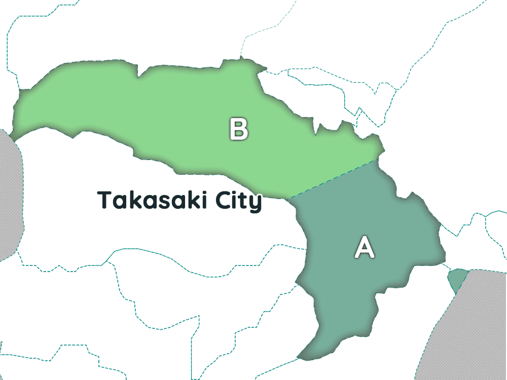 Takasaki-city map