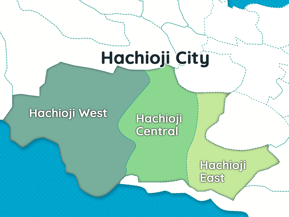 Hachioji-city map
