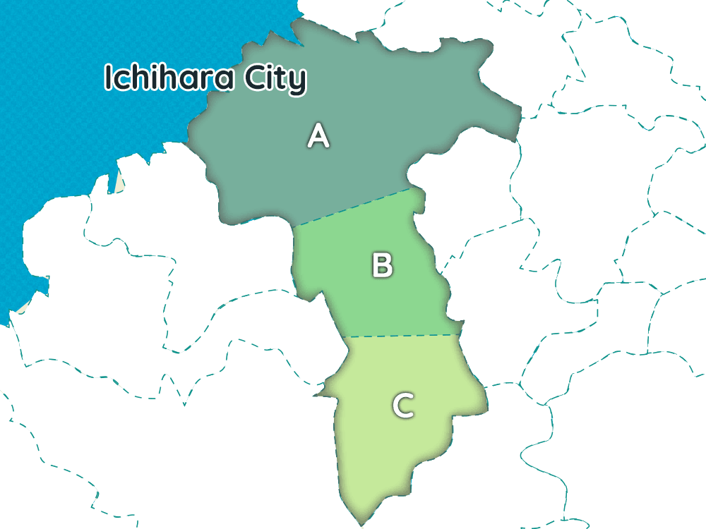 Ichihara-city map