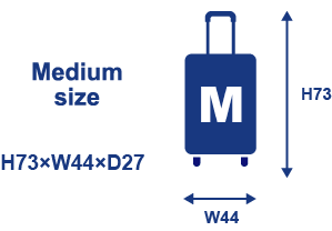 suitcase M size