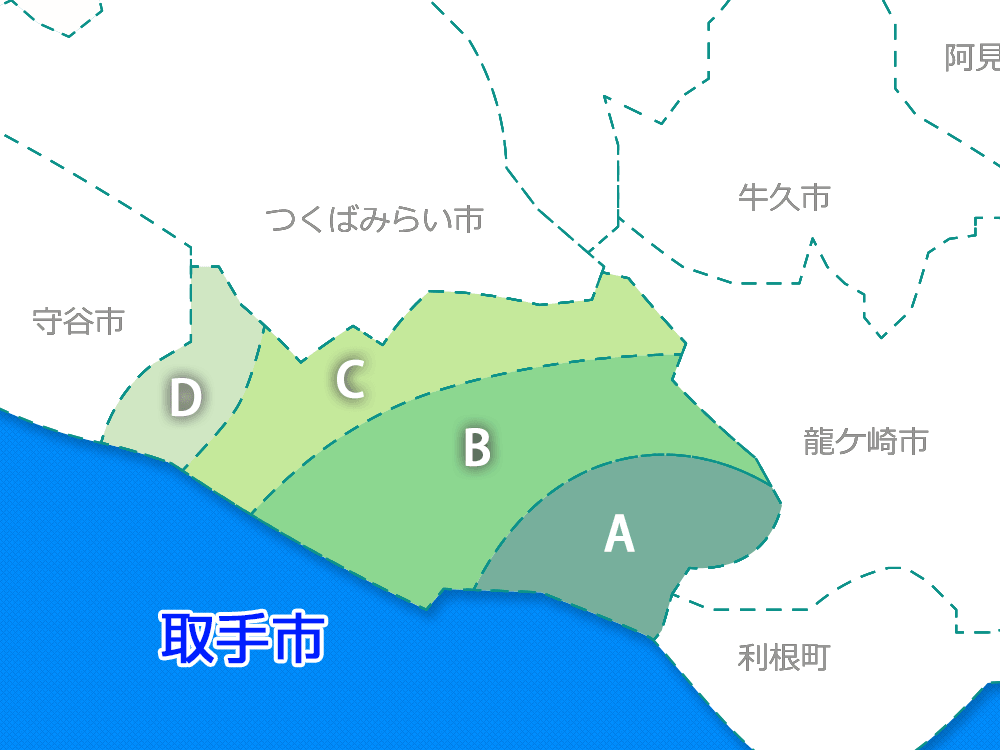 茨城取手市地図