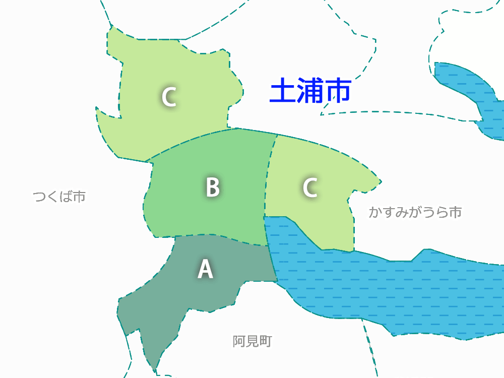茨城土浦市地図