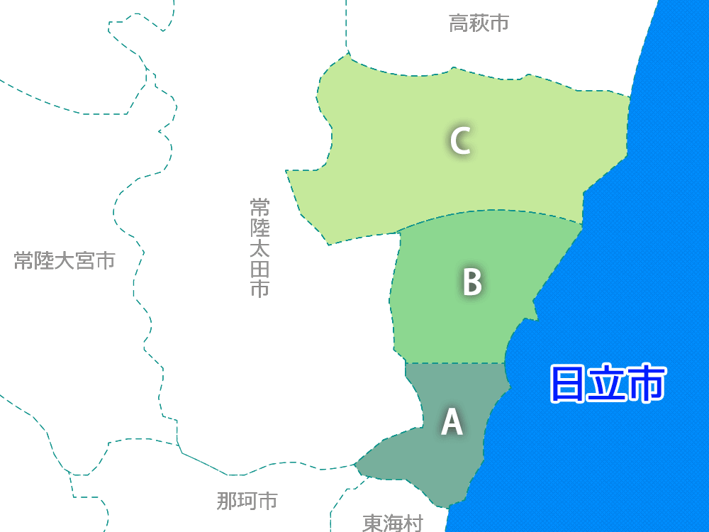 茨城日立市地図