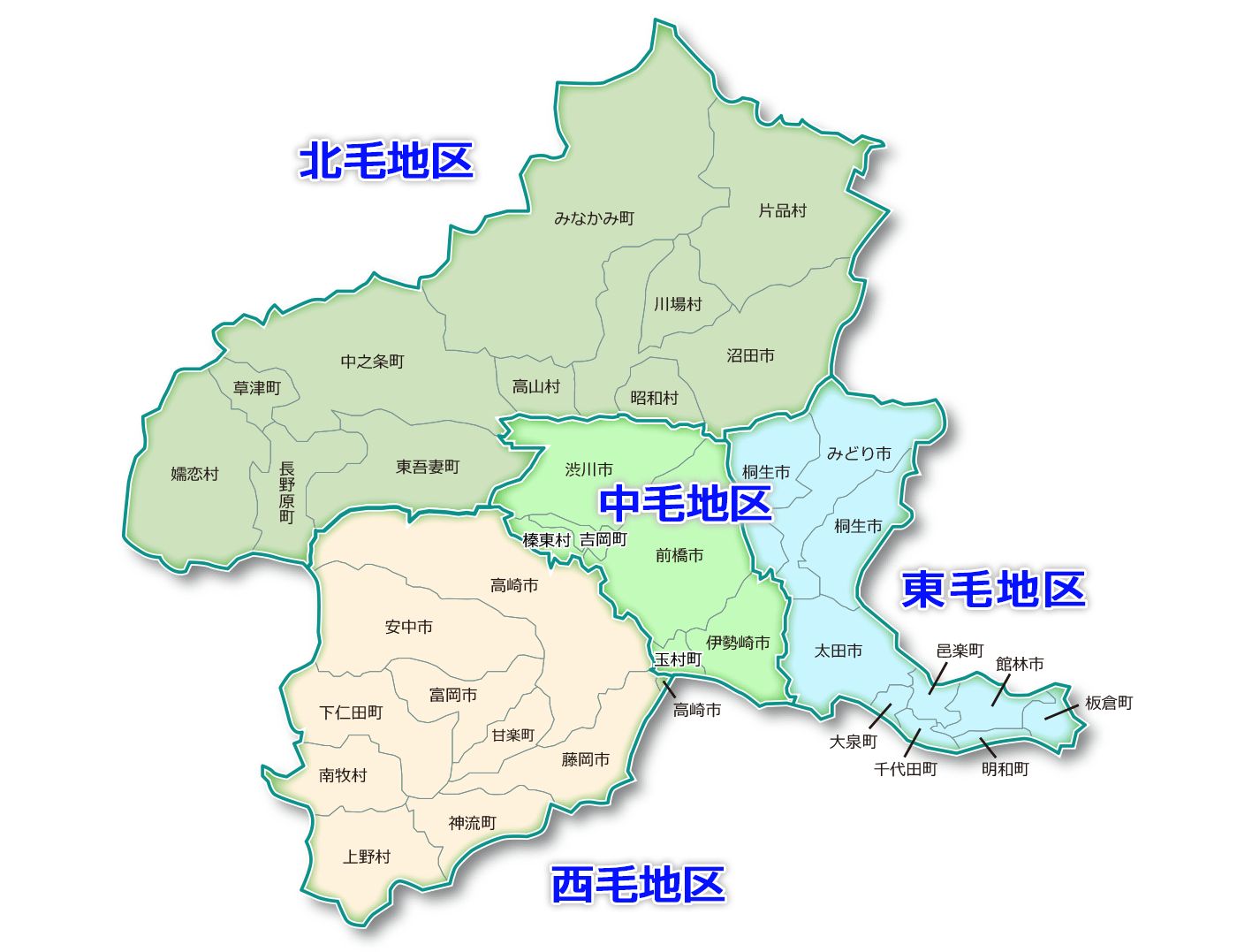 群馬地図