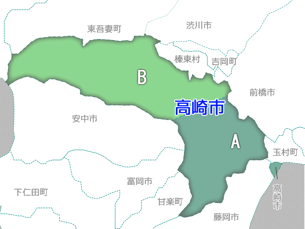 群馬高崎市地図