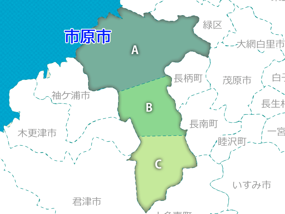 千葉市原市地図