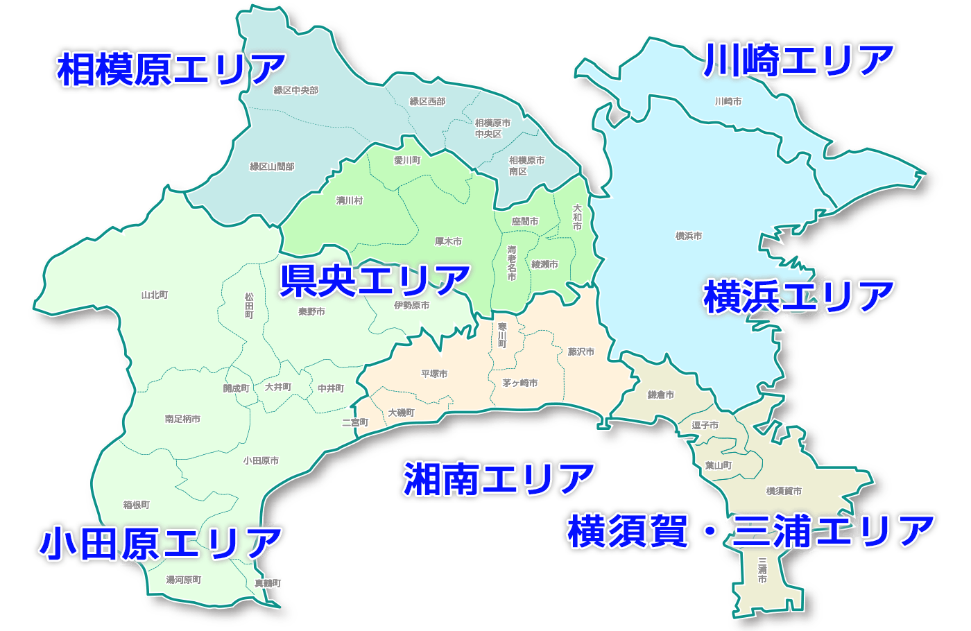 神奈川地図